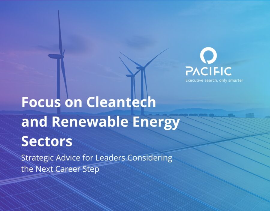 The picture of wind turbines and solar panels for Cleantech and Renewable Energy Sector 2025 Talent report by Rupert Haffenden